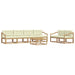 Set de canapele de exterior cu pernă 6 pcs Alb și crem - WALTI WALTI