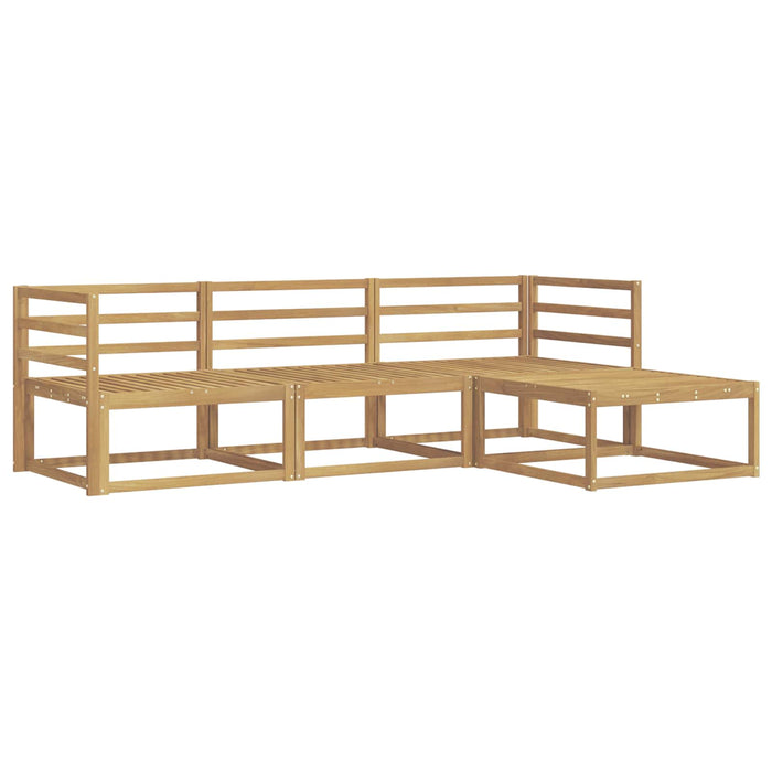 Set de canapele de exterior 4 pcs Alb 245,5 x 162,5 x 73 cm WALTI