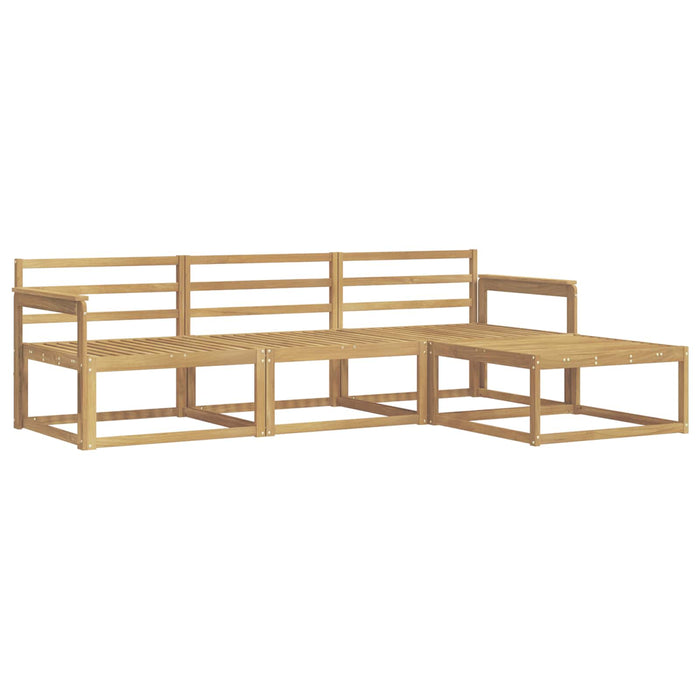 Set de canapele de exterior 4 pcs Alb 249,5 x 162,5 x 73 cm WALTI