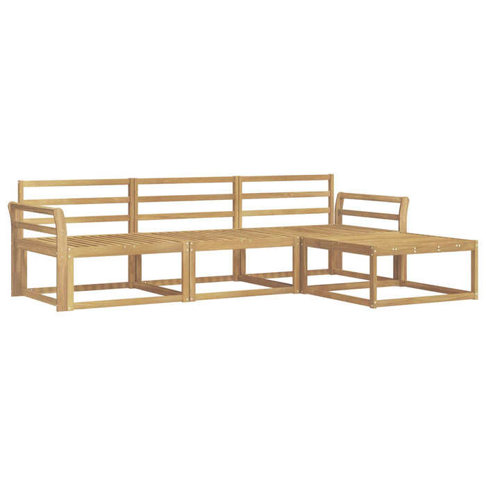 Set de canapele de exterior 4 pcs Alb 254 x 162,5 x 73 cm WALTI