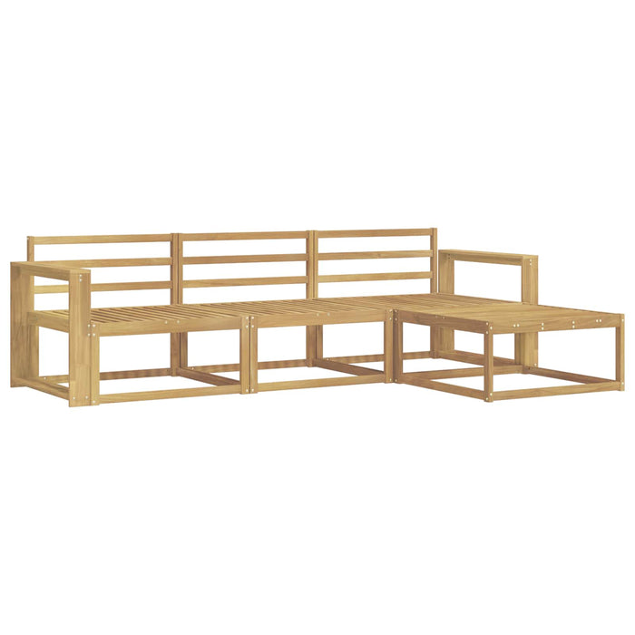 Set de canapele de exterior 4 pcs Alb 257,5 x 162,5 x 73 cm WALTI