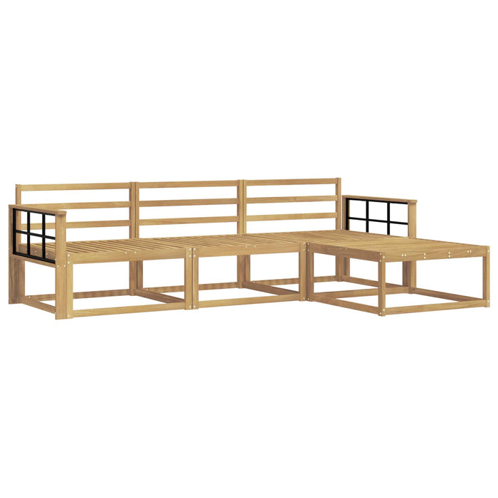 Set de canapele de exterior 4 pcs Alb 249,5 x 162,5 x 73 cm WALTI