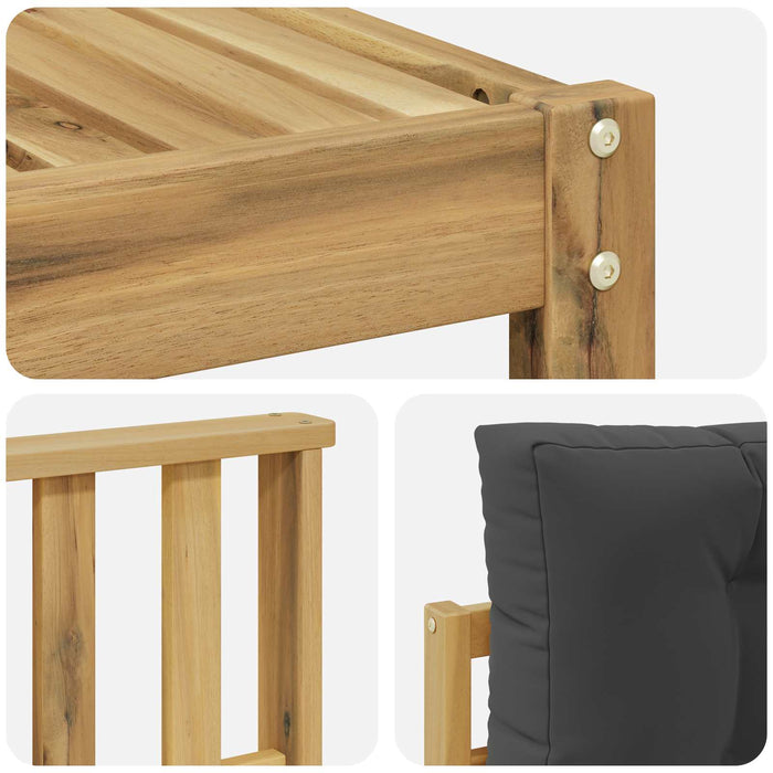Set de canapele de exterior 6 pcs Alb și antracit WALTI