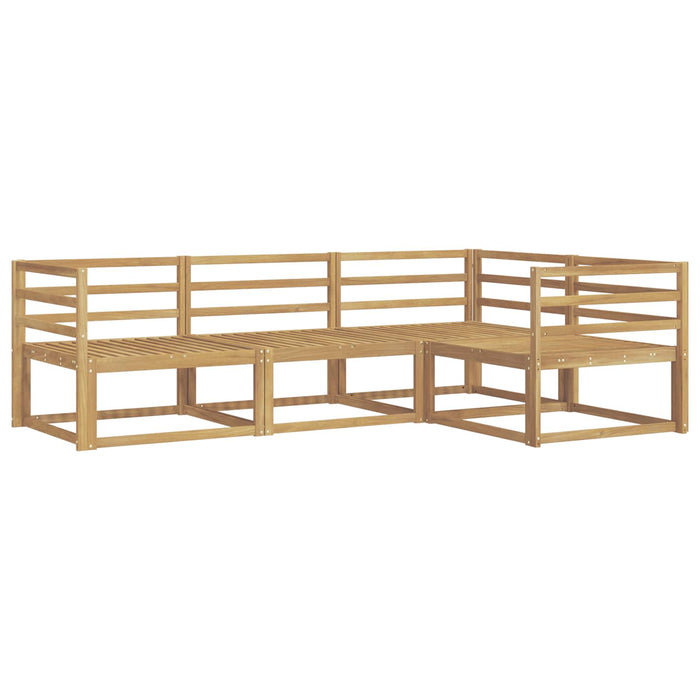 Set de canapele de exterior 4 pcs Alb 245,5 x 166,5 x 73 cm WALTI