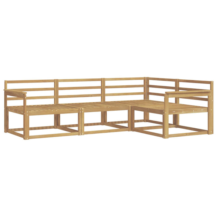 Set de canapele de exterior 4 pcs Alb 247,5 x 168,5 x 73 cm WALTI