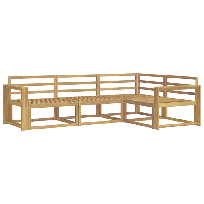 Set de canapele de exterior 4 pcs Alb 251,5 x 172,5 x 73 cm WALTI