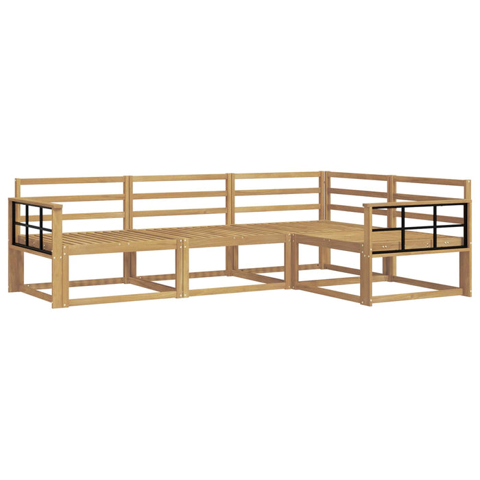 Set de canapele de exterior 4 pcs Alb 247,5 x 168,5 x 73 cm WALTI