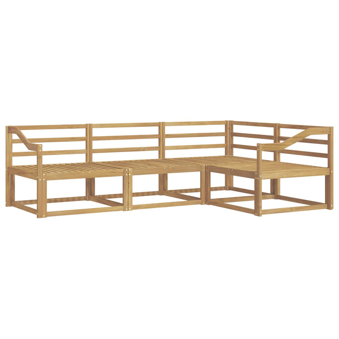 Set de canapele de exterior 4 pcs Alb 245,5 x 166,5 x 73 cm WALTI