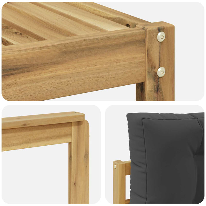 Set de canapele de exterior 9 pcs Alb și antracit WALTI