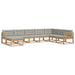 Set de canapele de exterior 8 pcs Alb și gri deschis - WALTI WALTI