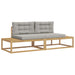 Set de canapele de exterior Alb 230,5 x 83 x 73 cm Poliester - WALTI WALTI