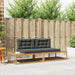 Set de canapele de exterior Alb 230,5 x 83 x 73 cm Poliester - WALTI WALTI