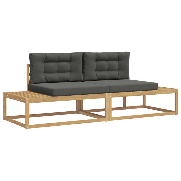 Set de canapele de exterior Alb 230,5 x 83 x 73 cm Poliester - WALTI WALTI