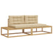 Set de canapele de exterior Alb 230,5 x 83 x 73 cm Poliester - WALTI WALTI