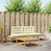 Set de canapele de exterior Alb 79 x 79 x 37 cm Poliester - WALTI WALTI
