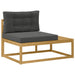 Set de canapele de exterior Alb 79 x 79 x 37 cm Poliester - WALTI WALTI