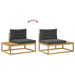 Set de canapele de exterior Alb 79 x 79 x 37 cm Poliester - WALTI WALTI