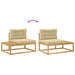Set de canapele de exterior Alb 79 x 79 x 37 cm Poliester - WALTI WALTI