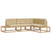 Set de canapele de exterior Alb 277,5 x 198,5 x 73 cm Poliester - WALTI WALTI