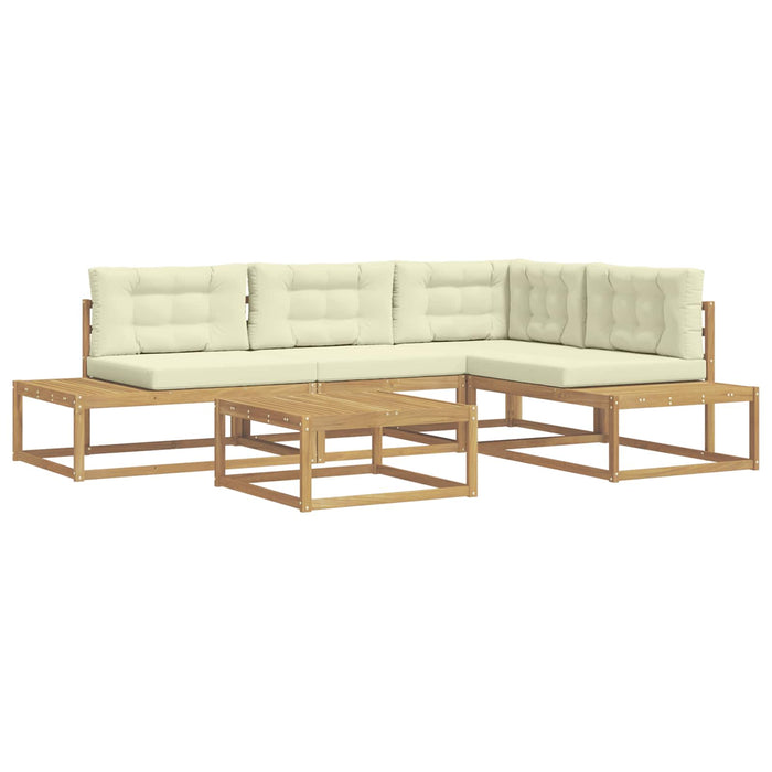 Set de canapele de exterior Alb 79 x 79 x 37 cm Poliester - WALTI WALTI