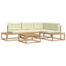 Set de canapele de exterior Alb 79 x 79 x 37 cm Poliester - WALTI WALTI