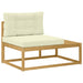 Set de canapele de exterior Alb 79 x 79 x 37 cm Poliester - WALTI WALTI