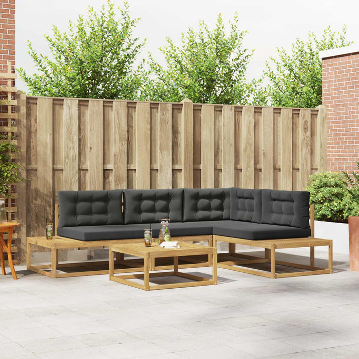 Set de canapele de exterior Alb 79 x 79 x 37 cm Poliester - WALTI WALTI