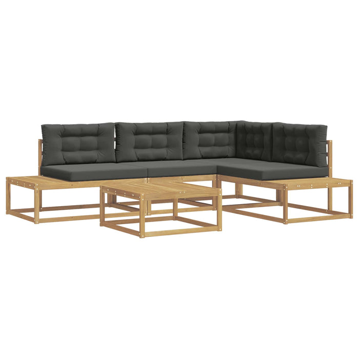 Set de canapele de exterior Alb 79 x 79 x 37 cm Poliester - WALTI WALTI