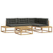 Set de canapele de exterior Alb 79 x 79 x 37 cm Poliester - WALTI WALTI