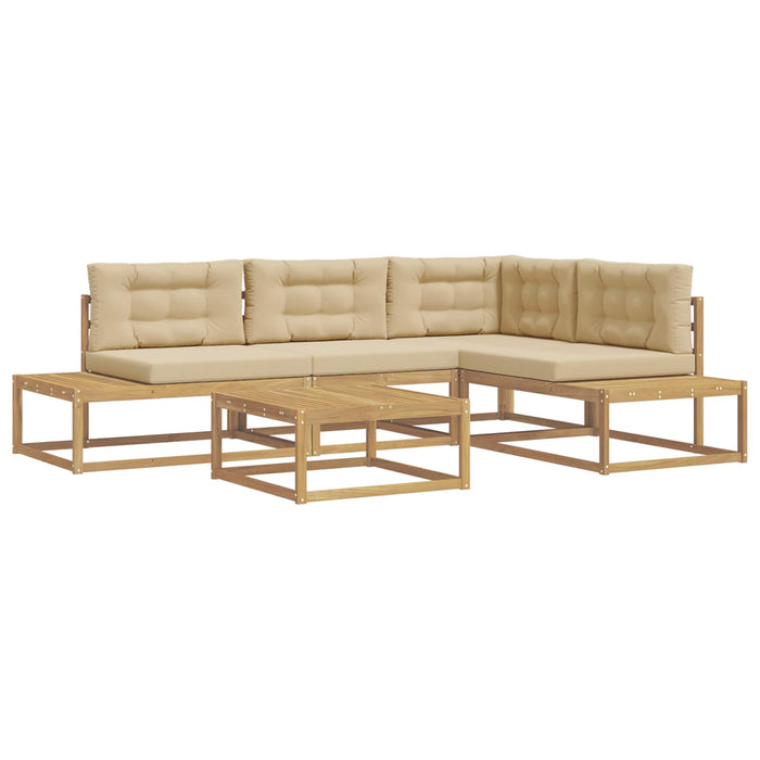 Set de canapele de exterior Alb 79 x 79 x 37 cm Poliester - WALTI WALTI