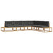 Set de canapele de exterior Alb 357 x 198,5 x 73 cm Poliester - WALTI WALTI