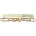 Set de canapele de exterior Alb 79 x 79 x 37 cm Poliester - WALTI WALTI