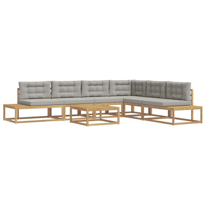 Set de canapele de exterior Alb 79 x 79 x 37 cm Poliester - WALTI WALTI