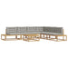 Set de canapele de exterior Alb 79 x 79 x 37 cm Poliester - WALTI WALTI