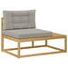 Set de canapele de exterior Alb 79 x 79 x 37 cm Poliester - WALTI WALTI