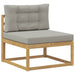 Set de canapele de exterior Alb 79 x 79 x 37 cm Poliester - WALTI WALTI