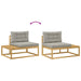 Set de canapele de exterior Alb 79 x 79 x 37 cm Poliester - WALTI WALTI