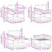 Set de canapele de exterior Alb 79 x 79 x 37 cm Poliester - WALTI WALTI