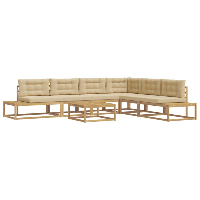 Set de canapele de exterior Alb 79 x 79 x 37 cm Poliester - WALTI WALTI