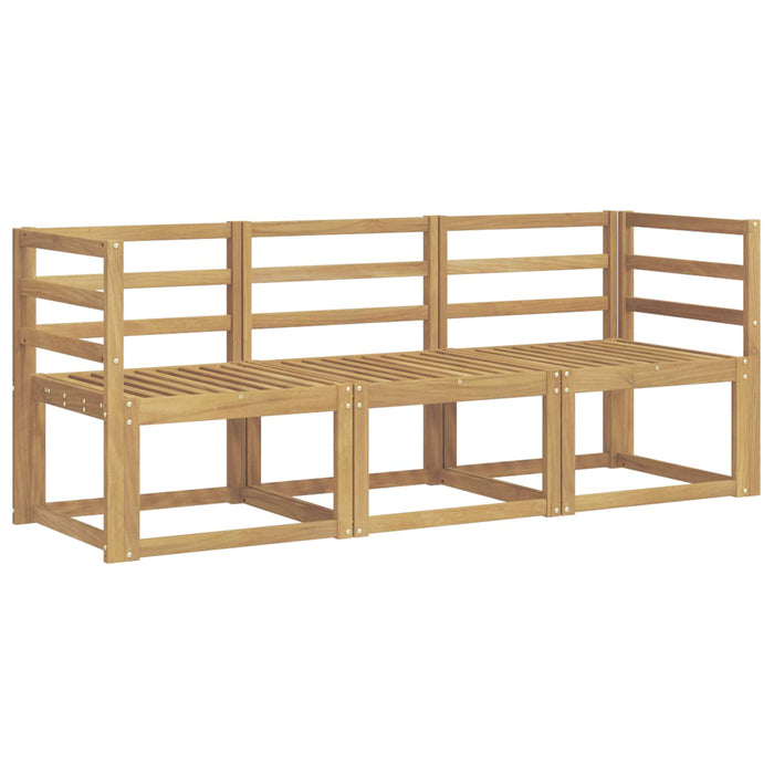 Set de canapele de exterior 3 pcs Alb 185,5 x 63 x 73 cm WALTI