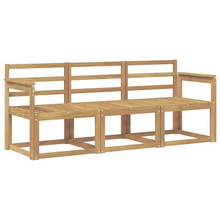 Set de canapele de exterior 3 pcs Alb 189,5 x 63 x 73 cm WALTI