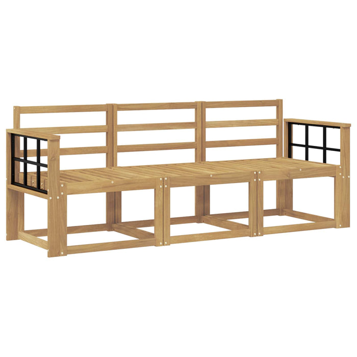 Set de canapele de exterior 3 pcs Alb 189,5 x 63 x 73 cm WALTI