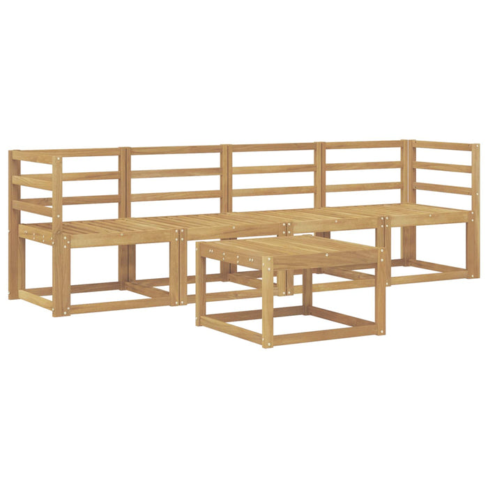 Set de canapele de exterior 5 pcs Alb 59 x 59 x 37 cm - WALTI WALTI