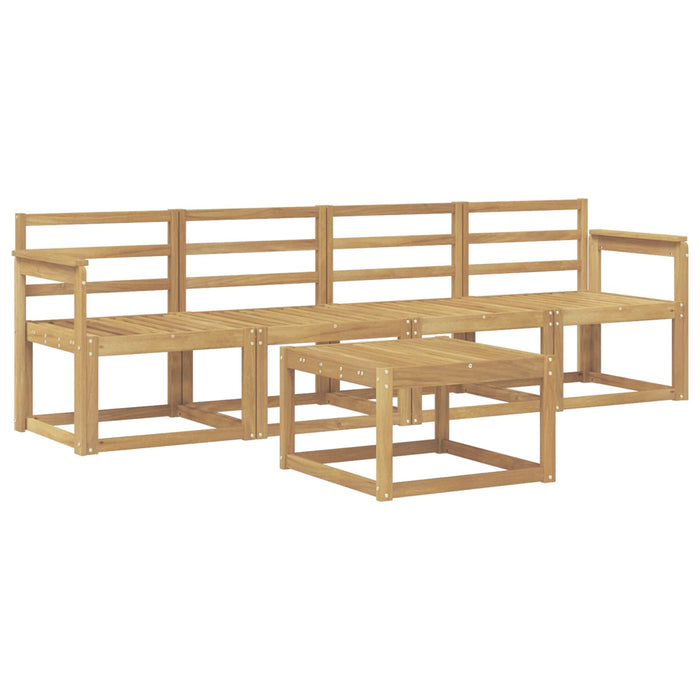 Set de canapele de exterior 5 pcs Alb 59 x 59 x 37 cm WALTI
