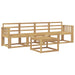 Set de canapele de exterior 5 pcs Alb 59 x 59 x 37 cm - WALTI WALTI