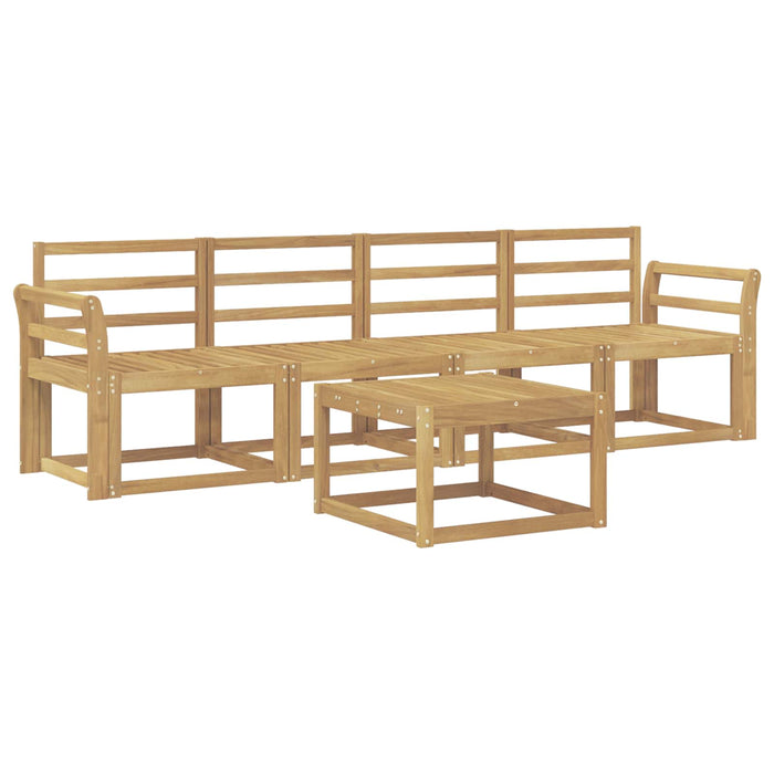 Set de canapele de exterior 5 pcs Alb 59 x 59 x 37 cm - WALTI WALTI