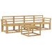 Set de canapele de exterior 5 pcs Alb 59 x 59 x 37 cm - WALTI WALTI