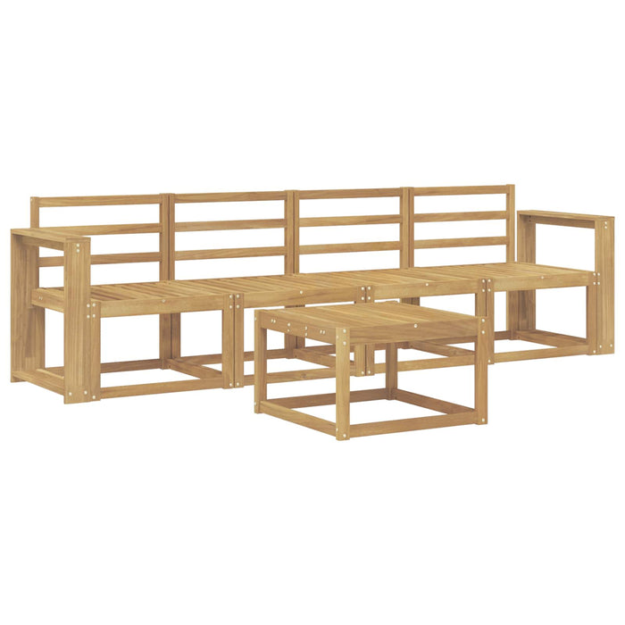 Set de canapele de exterior 5 pcs Alb 59 x 59 x 37 cm - WALTI WALTI