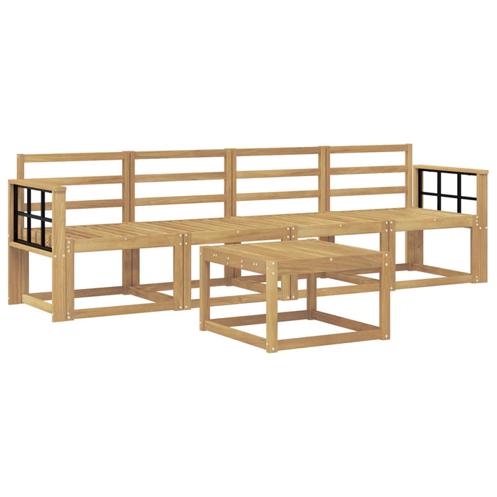 Set de canapele de exterior 5 pcs Alb 59 x 59 x 37 cm - WALTI WALTI