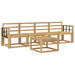 Set de canapele de exterior 5 pcs Alb 59 x 59 x 37 cm - WALTI WALTI
